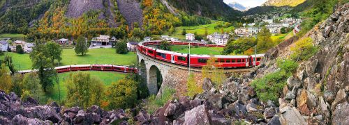 Photos du Voyage VENET : La Suisse et ses trains de légende - Glacier express et Bernina Express  ( Du 4 au 8 Juillet )
